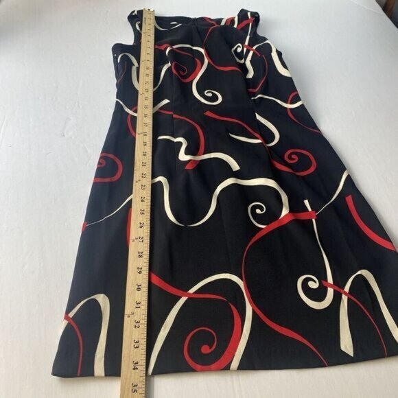 AGB Women’s Mini Dress Size 4 Black/red Sleeveless Casual Zip Pre Owned - Picture 5 of 15